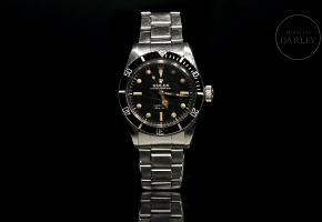 Reloj de pulsera Rolex Oyster Perpetual Submariner, década de 1950