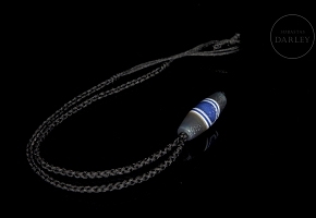 Agate Dzi bead “Tiger's tooth”, Tang dynasty