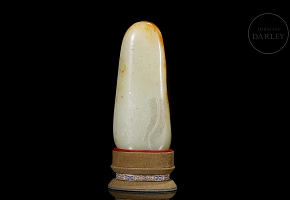 Roca de jade blanco de Hetian 