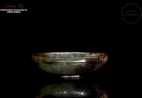 Green jade vessel, Han dynasty