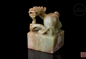 Sello de jade amarillo