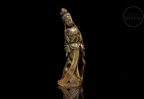 Figura de asta tallada 