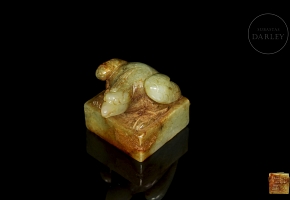 Sello de jade amarillo