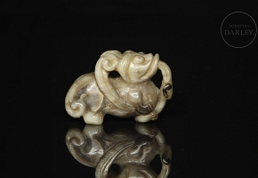 Figura de jade tallado