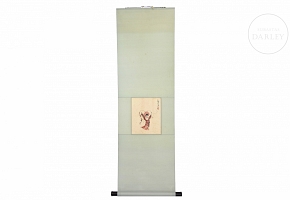 Chinese painting “Opera Figure,” signed Cheng Shifa