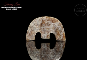 Colgante de jade rojizo