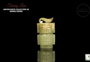 Colgante de jade amarillo