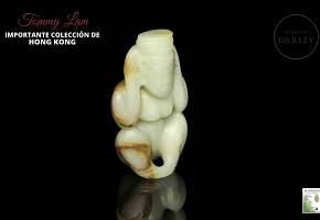 Jade figure “Crouching Woman”, Hongshan culture