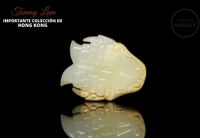 Carved jade figure ‘Ram’, Han dynasty