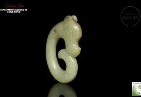 Jade pendant “Dragon Pig”, Hongshan culture