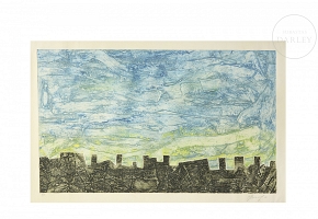 Eduardo Roca Salazar, ‘Choco’ (1949) ‘Urban Landscape’, 1988