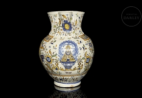 胡安·鲁伊斯·德·卢纳（1863–1945）  《普拉多圣母》，塔拉韦拉陶器，20世纪早期