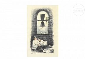Rafael Garrich (1930–1994) ‘Altar boys in the bell tower’
