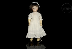 Muñeca de porcelana Dressel & Kister (Bébé D & K), Alemania, pps.s.XX