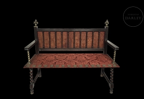 Banco de madera noble, s.XIX