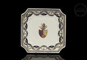 Plato de porcelana