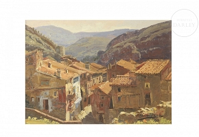 Vicente Armiñana (1950) ‘Views of Albarracín’, 1980