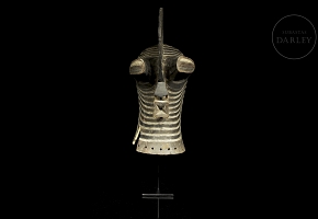 Máscara ceremonial Kifwebe, cultura Songye, R.D. del Congo, s.XX