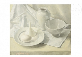 Luis Gomez (20th century) ‘Still Life in White’, 1999