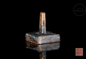 Square copper seal, Qing dynasty