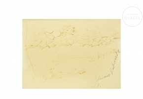Gerano Lahuerta López (1905-1985) ‘Landscape with rocks’