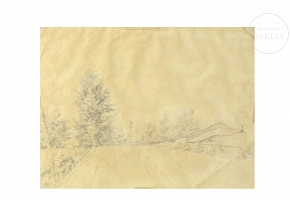 J. Vilar (19th-20th century) “Rural Landscape”