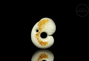 Colgante de jade blanco