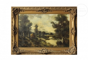 无名氏《河畔风景》19世纪