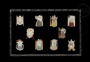 Paper composition ‘Masks’, 20th century