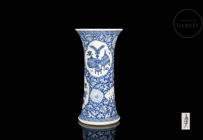 Blue and white porcelain vase ‘Bogu’, Qing dynasty