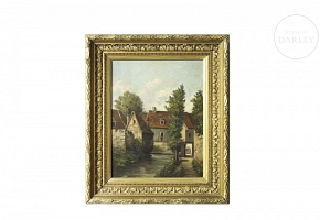 C. Bark (19th-20th century) ‘Village Corner’