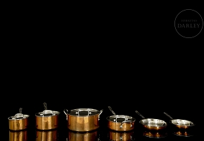 Set de cocina de cobre, Cuisinart, s.XX