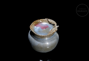Ceramic vessel with Junyao glaze, Song style