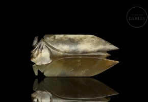 Carved jade figure ‘Insect’, Han style