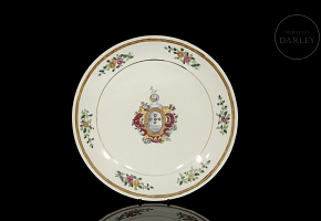 Plato de porcelana