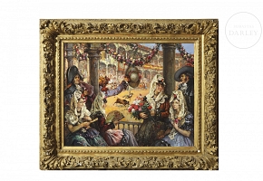 安东尼奥·梅迪纳·塞拉诺 Antonio Medina Serrano （1944）《斗牛场》