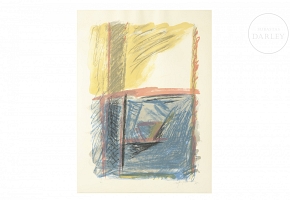 Alberto Rafols Casamada (1923-2009) ‘Colour Composition’, 1985
