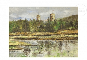20th century Central European school ‘Landscape with castle’