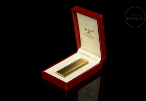 Lighter ‘Cartier, Les Must’, 18k gold-plated