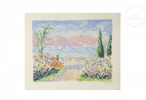 莱拉·毕沙罗 (1963)。 《法国南部》 Léila Pissarro