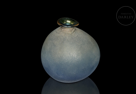 Jarrón globular de Liulí, dinastía Tang