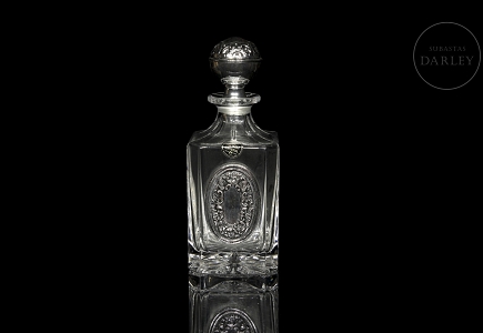 Licorera de cristal Chinelli, s.XX