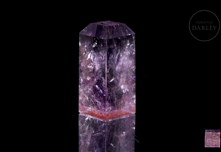 Sello de cuarzo morado, dinastía Qing