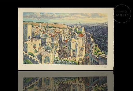 Nahum Gilboa (1917-2015) ''Jerusalem''
