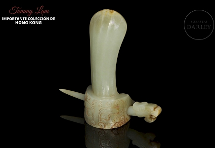 Fàguan de jade tallado