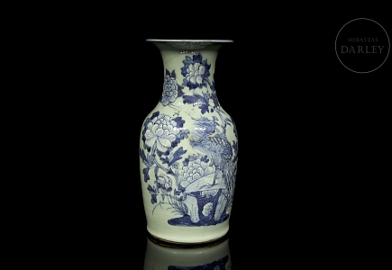 Jarrón de porcelana esmaltada