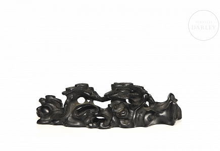 Soporte madera para pinceles