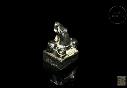 Sello de jade tallado 