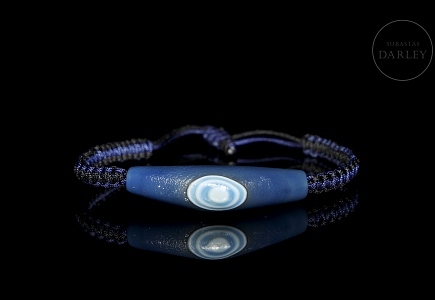 Cuenta Dizi de ágata azul, dinastía Tang