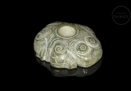 Figura de jade tallado 